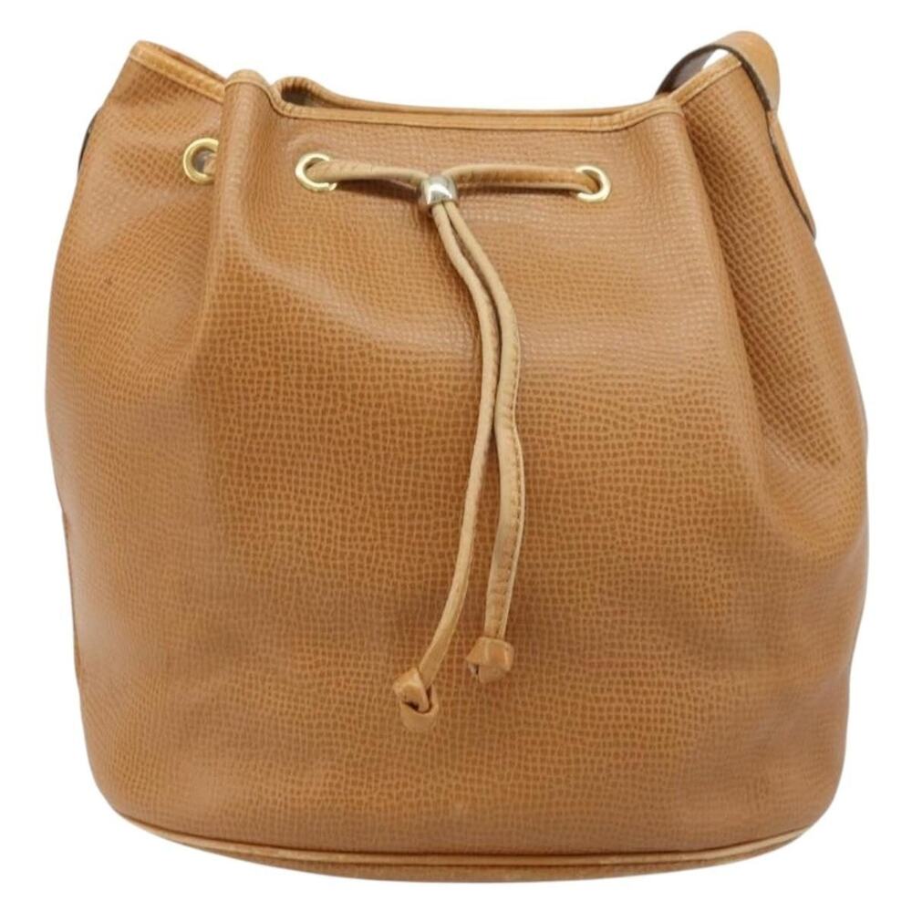 Dior Leather Shoulder Bag Brown